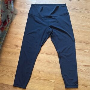 Navy blue lulu lemon leggings size 12